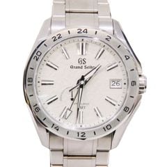 GRAND SEIKO (グランドセイコー) エボリューション9 コレクションGMT 腕時計 SBGE285 シルバー チタン 付属品完品 中古 T-235 銀座店