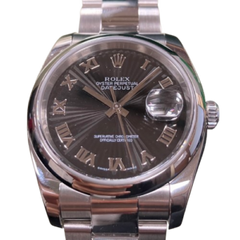 ROLEX (ロレックス) デイトジャスト　ブラックサンビーム　D番　116200　中古品　AE-3（中野店）	