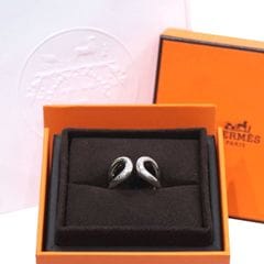 HERMES （エルメス) ケリーリングPM #52(12) バゲットダイヤ/WG