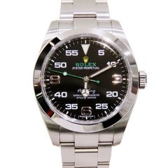 ROLEX (ロレックス) エアキング 腕時計 116900 ブラック SS オイスター 付属品完品 中古 W-150 銀座店