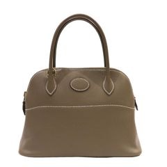 HERMES (エルメス) ボリード27 ショルダーバッグ ハンドバッグ エトゥープ/ゴールド金具 スイフト Y刻印 ランクA S157 銀座店