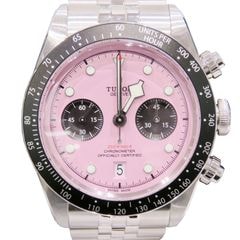TUDOR (チューダー) ブラックベイ クロノ 腕時計 79360N ピンク SS 付属品完品 未使用 U-139 銀座店
