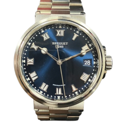 Breguet（ブレゲ） マリーンG5517TI/Y1/TZO　ブルー　中古品　AE-15（中野店）