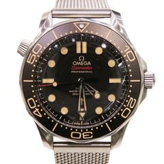OMEGA (オメガ) シーマスター ダイバー 300M 007エディション 腕時計 210.90.42.20.01.001 ブラック チタン 未調整 付属品完品 未使用 U-217 銀座店