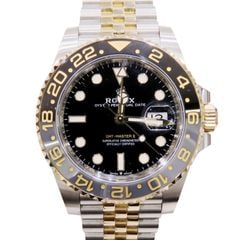 ROLEX (ロレックス) GMTマスター 腕時計 126713GRNR ブラック SS/YG ジュビリー 未調整 付属品完品 未使用 U-037 銀座店