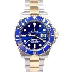 ROLEX (ロレックス) サブマリーナーデイト 腕時計 126613LB ブルー SS/YG オイスター 未調整 付属品完品 新品同様 U-043 銀座店