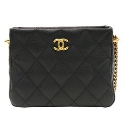 CHANEL (シャネル) スモールホーボー ショルダーバッグ AS3830 ブラック/マットゴールド金具 キャビアスキン ランクA R77 銀座店