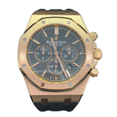 AUDEMARS PIGUET(オーデマピゲ) ロイヤルオーク 26320.OR.OO.D002CR.01 ブラック 750RG ギャラ欠品 OH証明書 中古Ａ UG-421 (上野店)