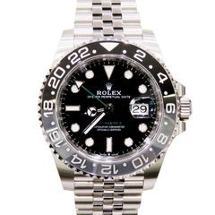 ROLEX (ロレックス) GMTマスター 腕時計 126710GRNR ブラック SS ジュビリー 未調整 付属品完品 未使用 U-069 銀座店
