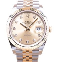 ROLEX(ロレックス)/デイトジャスト41/126333G/シャンパン/10Pダイヤ/ジュビリー/2025.2月/コマ調有/未使用/NAC-339（名古屋店）