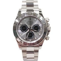 ROLEX (ロレックス) コスモグラフデイトナ 腕時計 116509 スチール&ブラック WG オイスター 未調整 新品同様 U-080 銀座店