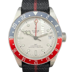 TUDOR（チューダー）ブラックベイGMT　79830RB　白文字盤　ファブリックベルト　42ｍｍ　 中古品　AE-48（中野店）