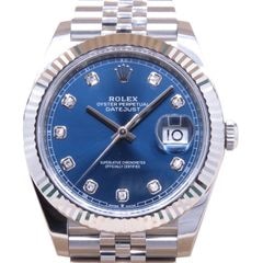 ROLEX(ロレックス)/デイトジャスト41/126334/ブライトブルー/10Pダイヤ/ジュビリー/2025.1月/未使用/NAC-342（名古屋店）