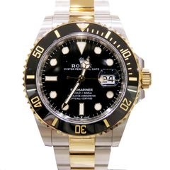 ROLEX (ロレックス) サブマリーナーデイト 腕時計 126613LN ブラック SS/YG オイスター 未調整 付属品完品 新品同様 U-093 銀座店