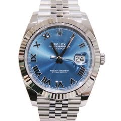 ROLEX (����å���) �ǥ��ȥ��㥹��41 �ӻ��� 126334 ���������֥롼 SS/WG ����ӥ꡼ ��°�ʴ��� ̤���� U-114 ���Ź