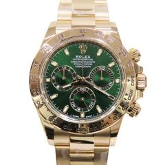 ROLEX (ロレックス) コスモグラフデイトナ 腕時計 116508 グリーン YG オイスター 未調整 付属品完品 中古美品 U-124 銀座店