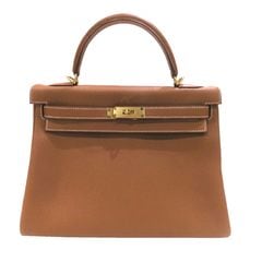 HERMES (エルメス) ケリー32 内縫い ショルダーバッグ ハンドバッグ ゴールド（ゴールド金具） トゴ C刻印 ランクA S238 銀座店