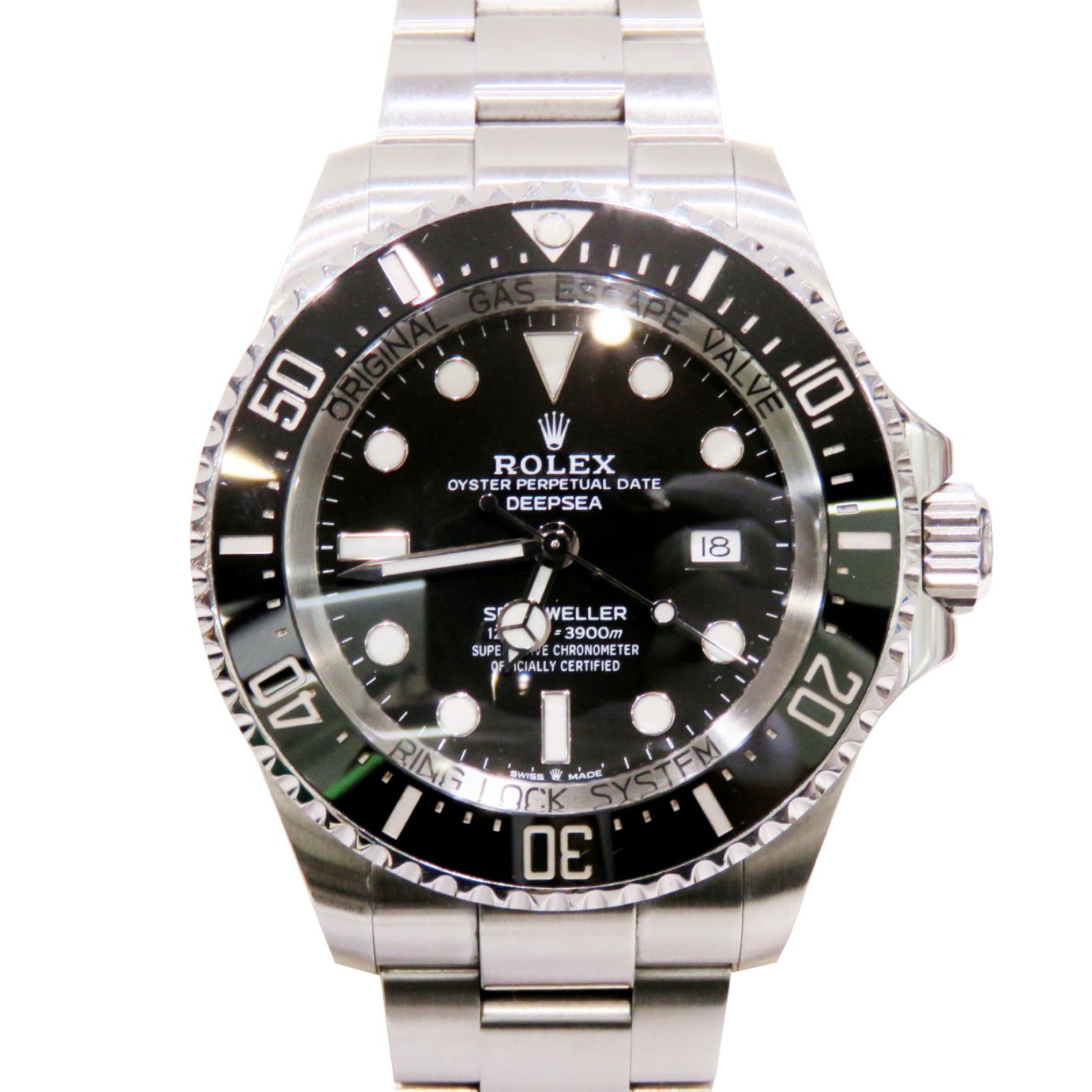 ROLEX シードゥエラー 16600 P番 OH済 黒文字盤 自動巻き ステンレス  