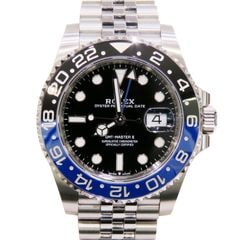 ROLEX (ロレックス) GMTマスター 腕時計 126710BLNR ブラック SS ジュビリー 未調整 付属品完品 新品同様 U-158 銀座店