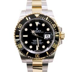 ROLEX (ロレックス) サブマリーナーデイト 腕時計 116613LN ブラック SS/YG オイスター 未調整 付属品完品 未使用 W-030 銀座店