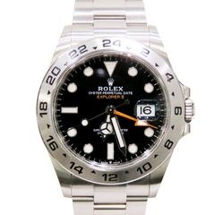 ROLEX (ロレックス) エクスプローラー 腕時計 226570 ブラック SS オイスター 2コマ欠品 ギャラ欠品 本体のみ 中古美品 X-057 銀座店