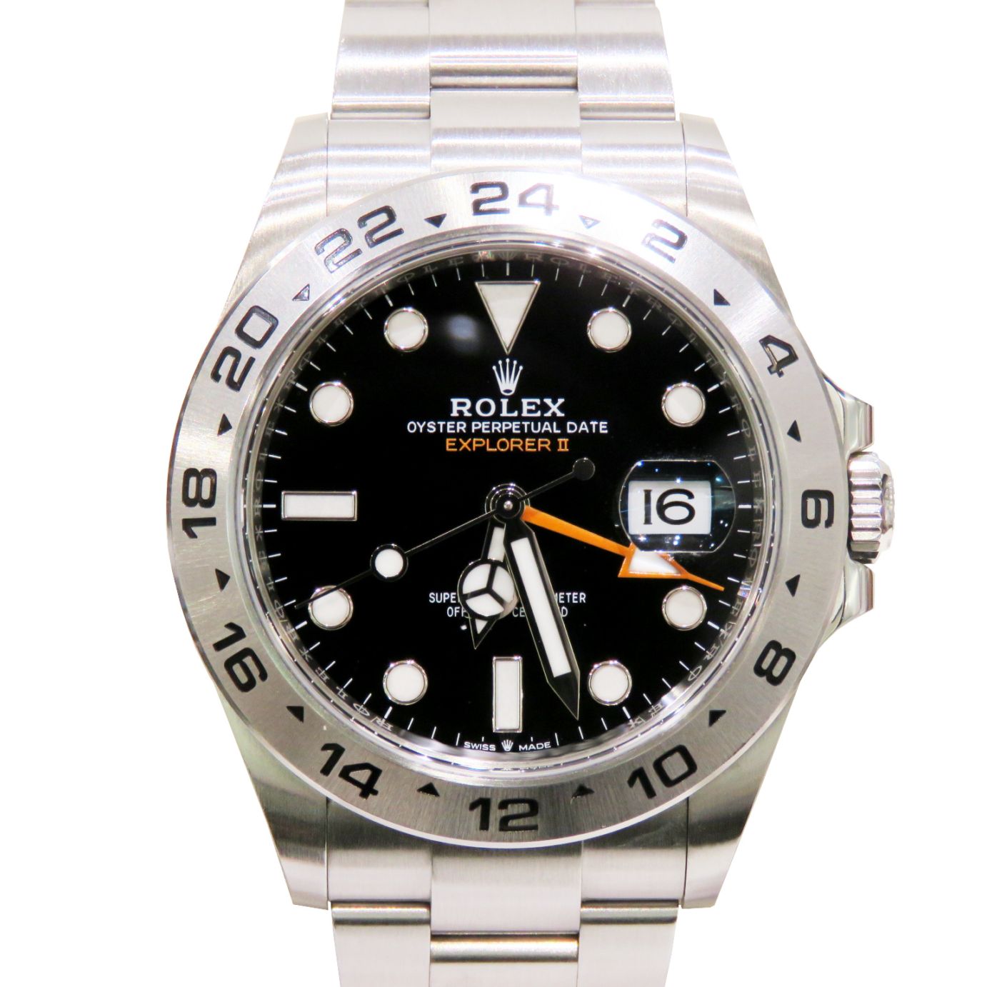 ROLEX (ロレックス) エクスプローラーⅡ 腕時計 226570 ブラック SS