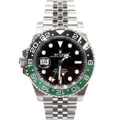 ROLEX (ロレックス) GMTマスター レフティ 腕時計 126720VTNR ブラック SS ジュビリー 新品同様 W-031 銀座店