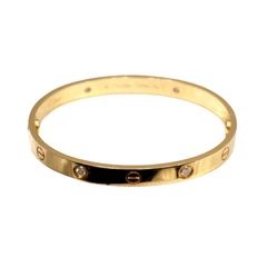 Cartier (カルティエ) ラブ ブレスレット クラシックモデル ブレスレット 4Pダイヤ(0.42ct) K18YG サイズ18 ランクA T65 銀座店