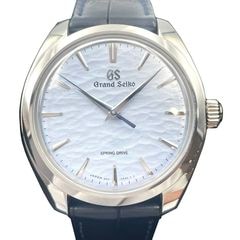 GRAND SEIKO(グランドセイコー) エレガンスコレクション スプリングドライブ 御神渡り SBGY007 ブルー 2024年1月 中古品 ST-369 心斎橋店