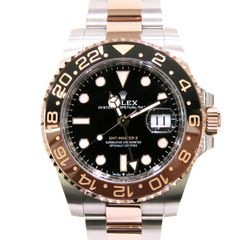 ROLEX (ロレックス) GMTマスター 腕時計 126711CHNR ブラック SS/ERG オイスター 付属品完品 新品同様 U-208 銀座店