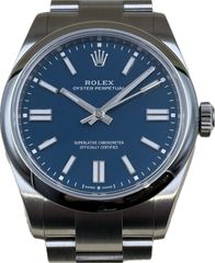 ROLEX(ロレックス) オイスターパーペチュアル41 134300 メッドブルー 2025年9月 未使用 完品 ST-618 (心斎橋店)