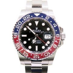 ROLEX (ロレックス) GMTマスター 腕時計 126710BLRO ブラック SS オイスター 未調整 付属品完品 未使用 U-222 銀座店