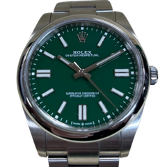 ROLEX(ロレックス) 124300　オイスタパーペチュアル41　グリーン　中古美品　AE-88（中野店）