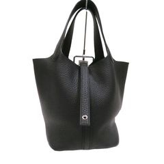 HERMES (エルメス) ピコタンPM トートバッグ ブラック(シルバー金具) トリヨン Z刻印 未使用 T84 銀座店