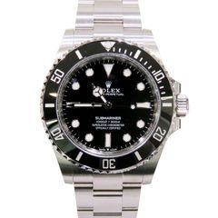 ROLEX (ロレックス) サブマリーナーノンデイト 腕時計 124060 ブラック SS オイスター 未調整 付属品完品 未使用 U-227 銀座店