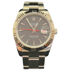 ROLEX(ロレックス) ターノグラフ 116264 ブラック 付属、国際サービス保証書、冊子のみ D番(2005年) 中古品 UG-436 (上野店)