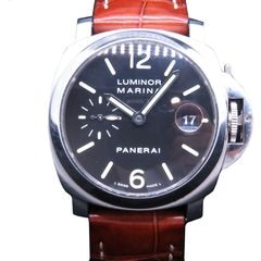 PANERAI(パネライ)/ルミノールマリーナ/PAM00048/ブラック/レザー/2007.3月/ランクA/NAC-365（名古屋店）