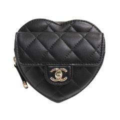 CHANEL(シャネル) マトラッセハートウエスト/ボディチェーンバッグ AP2787 ブラック(SG金具) ラムスキン ランクA S198 銀座店