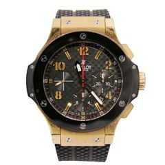 HUBLOT (ウブロ) ビッグバン 腕時計 301.PB.131.RX ブラック PG/セラミック/ラバー 付属品完品 中古 W-126 銀座店