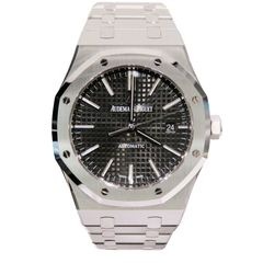 AUDEMARS PIGUET (オーデマ ・ピゲ) ロイヤルオーク 腕時計 ブラック 15400ST.OO.1220ST.01 SS 付属品完品 中古 U-251 銀座店