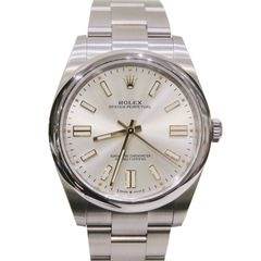 ROLEX (ロレックス) オイスターパーペチュアル41 腕時計 124300 シルバー SS オイスター 付属品完品 中古美品 U-265 銀座店