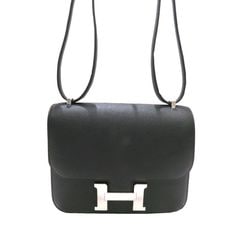 HERMES (エルメス) コンスタンスミニ ショルダーバッグ ブラック(シルバー金具) エプソン W刻印 未使用 T39 銀座店