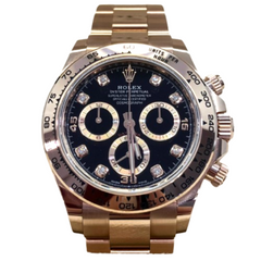 ROLEX(ロレックス) デイトナ 116505G 8Pダイヤ ブラック×ゴールデン 2023年4月 中古品 UG-442 (上野店)