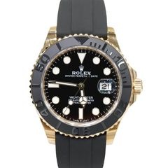 ROLEX (ロレックス) ヨットマスター42 腕時計 226658 ブラック YG オイフレ(E.F) 付属品完品 未使用 W-005 銀座店