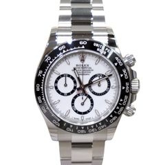 ROLEX (ロレックス) コスモグラフデイトナ 腕時計 126500LN ホワイト SS オイスター 未調整 付属品完品 未使用 W-008 銀座店
