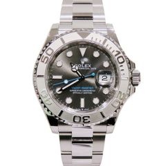 ROLEX (ロレックス) ヨットマスター40 腕時計 126622 スレート SS/プラチナ オイスター 付属品完品 未使用 W-013 銀座店