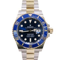 ROLEX (ロレックス) サブマリーナーデイト 腕時計 126613LB ブルー SS/YG オイスター 未調整 付属品完品 未使用 X-056 銀座店