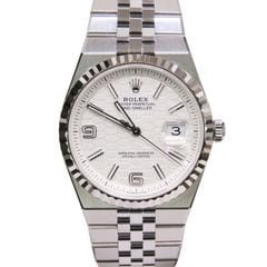 ROLEX (ロレックス) ランドドゥエラー 腕時計 127234 インテンスホワイト ハニカムモチーフ SS/WG フラットジュビリー 未調整 付属品完品 未使用 W-025 銀座店