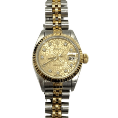 ROLEX(ロレックス) デイトジャスト28 79173G ホリコン 10pダイヤ ジュビリー ガラス欠け 箱無し 2003年5月 中古品 UH-3 (上野店)