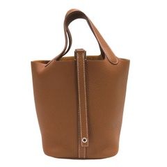 HERMES (エルメス) ピコタンロックPM トートバッグ ゴールド(シルバー金具) トリヨン B刻印 未使用 U15 銀座店
